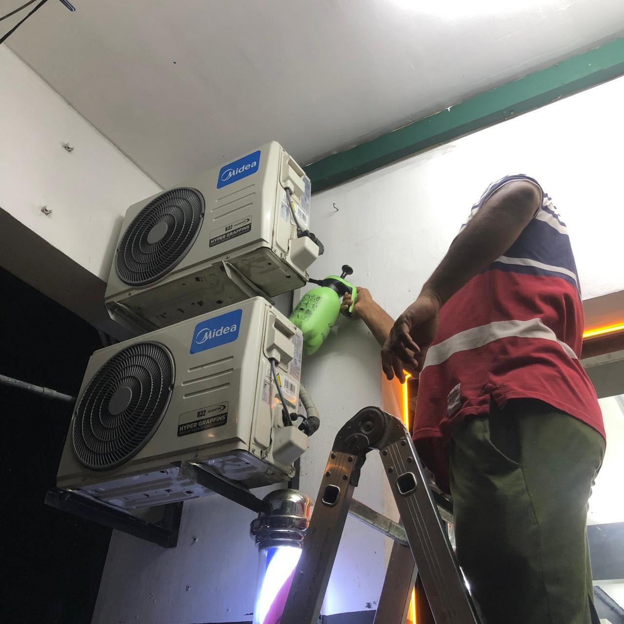 Aircond rectification by RumahPro certified technician in Malaysia
